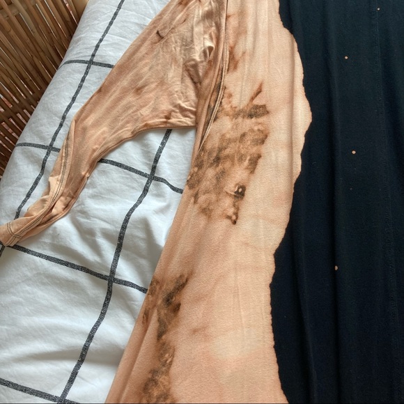 Free People oversized longsleeve tee with tie dye pattern - Picture 1 of 6